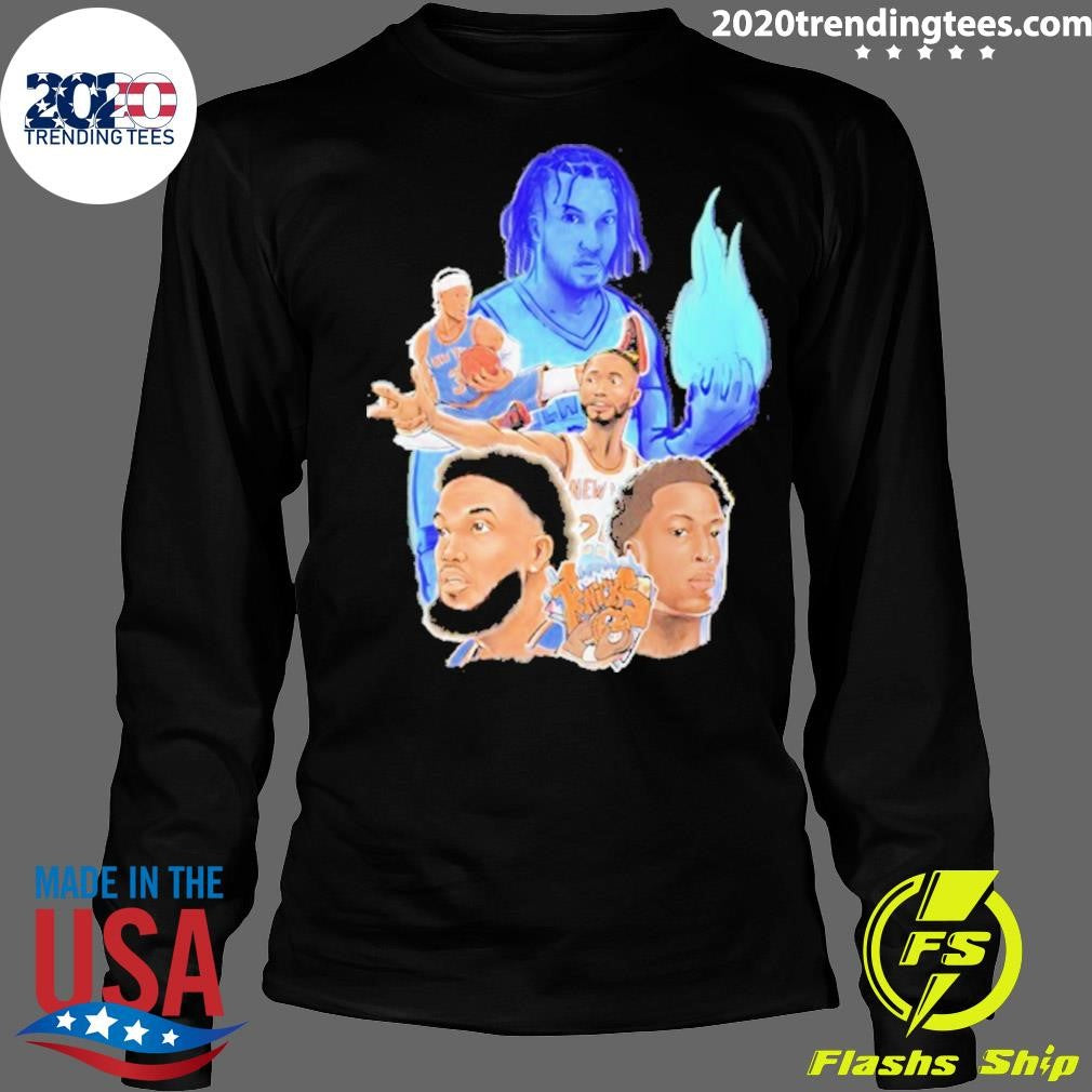 New York Knicks Player Collage Art Graphic Shirt’