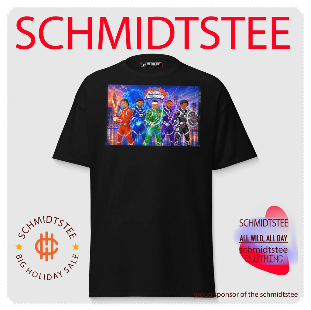 New York Knicks Power of Friendship Power Rangers parody shirt