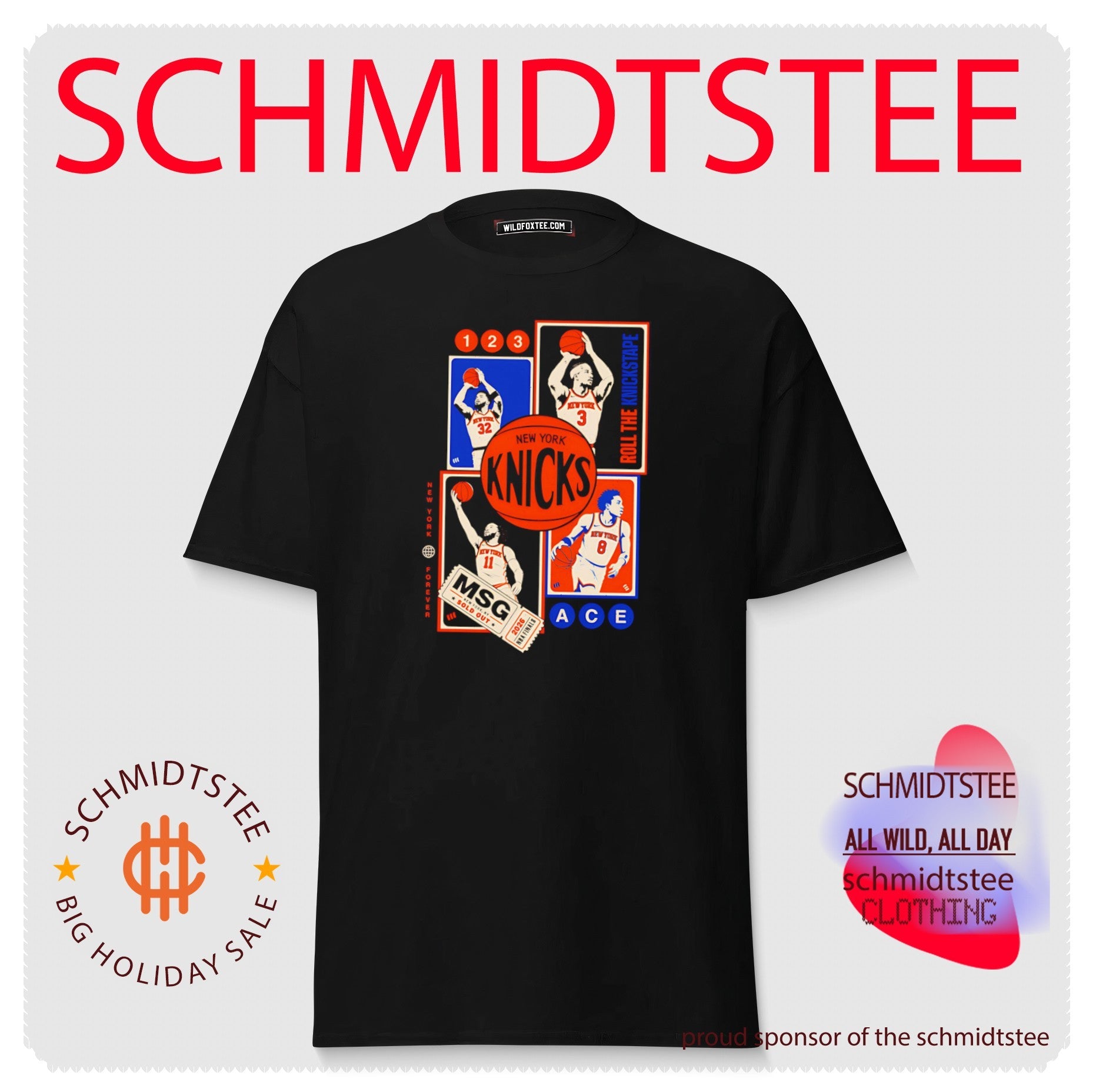 New York Knicks Roll The Knickstape MSG comic shirt