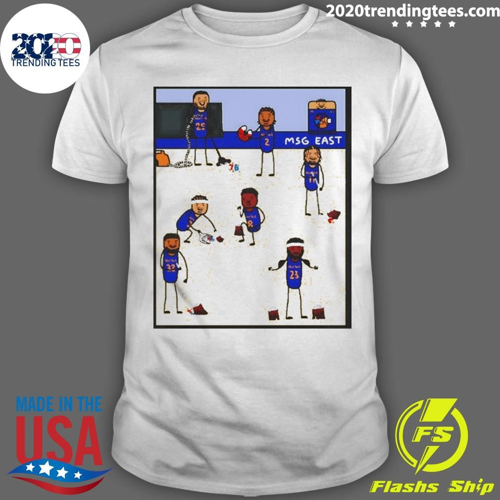 New York Knicks Sweeping Philadelphia 76ers 2026 Playoffs Shirt