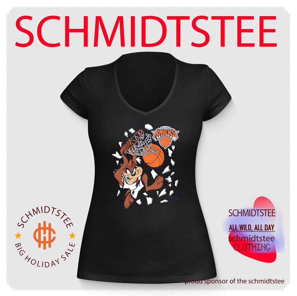 New York Knicks Tasmanian Devil playing basketball graphic shirt