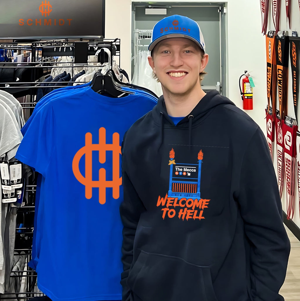 New York Knicks The Mecca welcome to hell graphic shirt