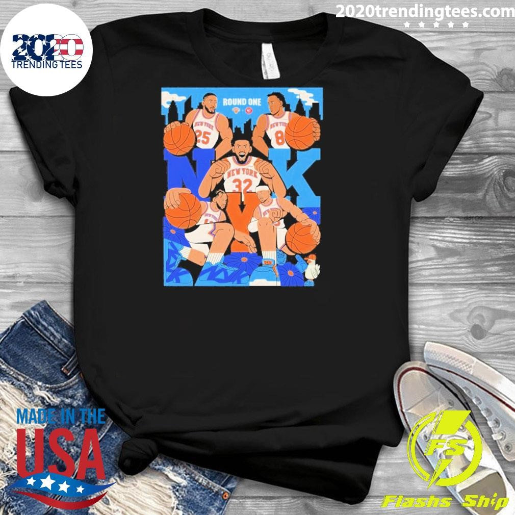New York Knicks Vs Atlanta Hawks 2026 Nba Playoffs Round One Shirt