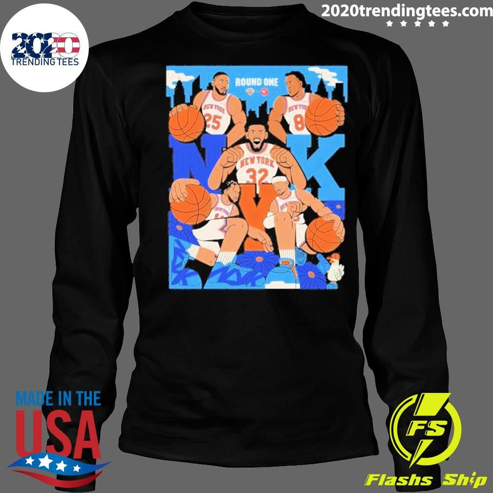 New York Knicks Vs Atlanta Hawks 2026 Nba Playoffs Round One Shirt