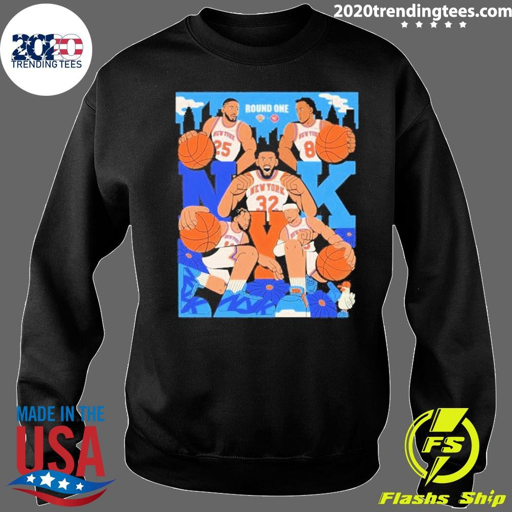 New York Knicks Vs Atlanta Hawks 2026 Nba Playoffs Round One Shirt