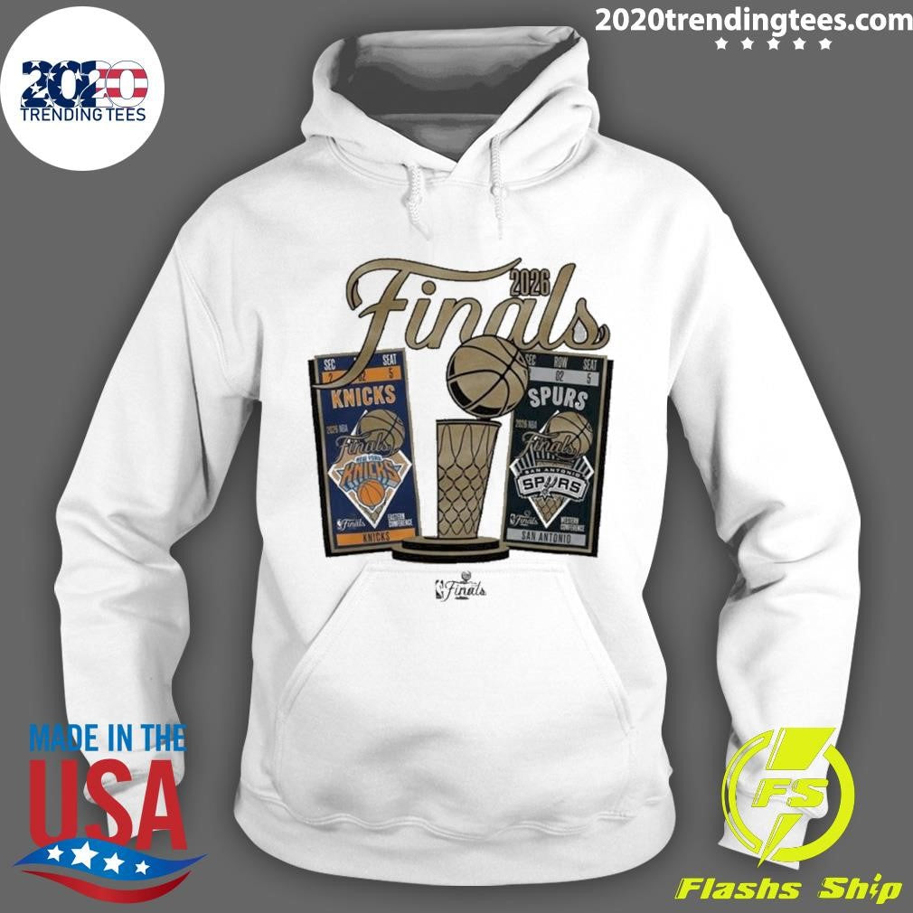New York Knicks Vs San Antonio Spurs 2026 NBA Finals Ticket Matchup Shirt