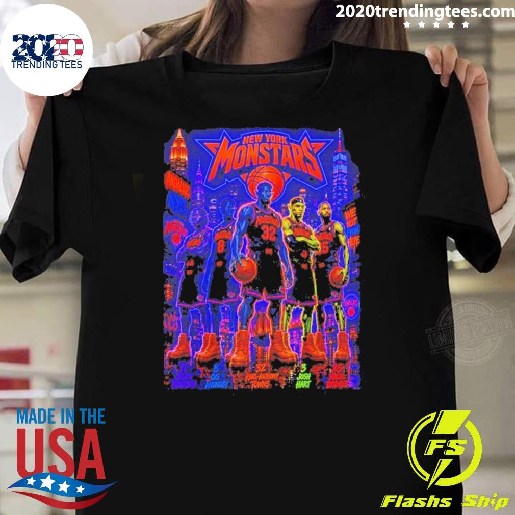 New York Knicks X Space Jam Baketball Shirt