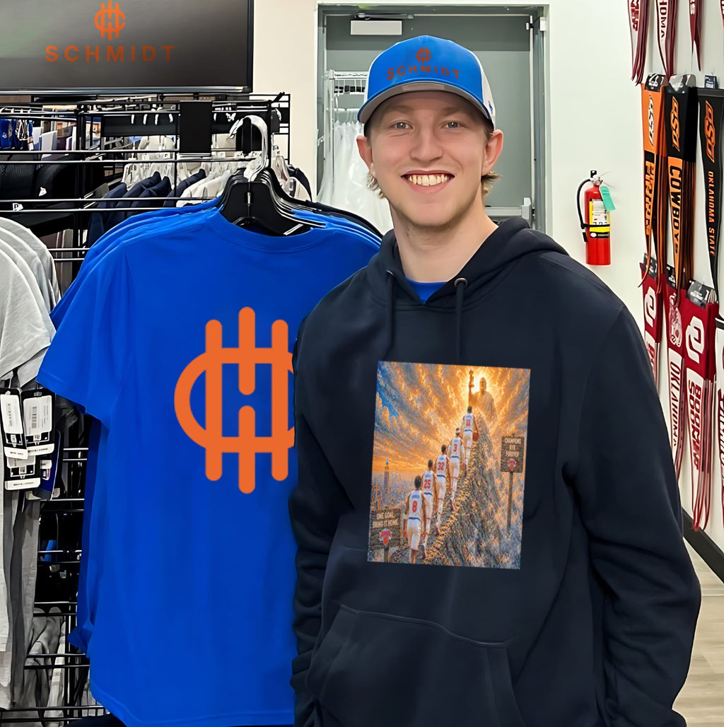 New York Knicks climbing a mountain illustraion shirt