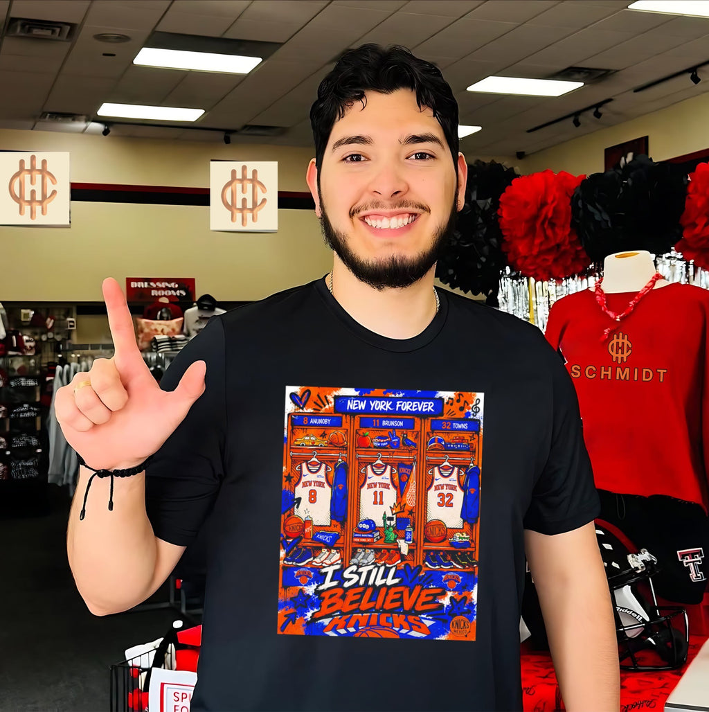 New York Knicks forever I still believe Knicks closet illustrated shirt