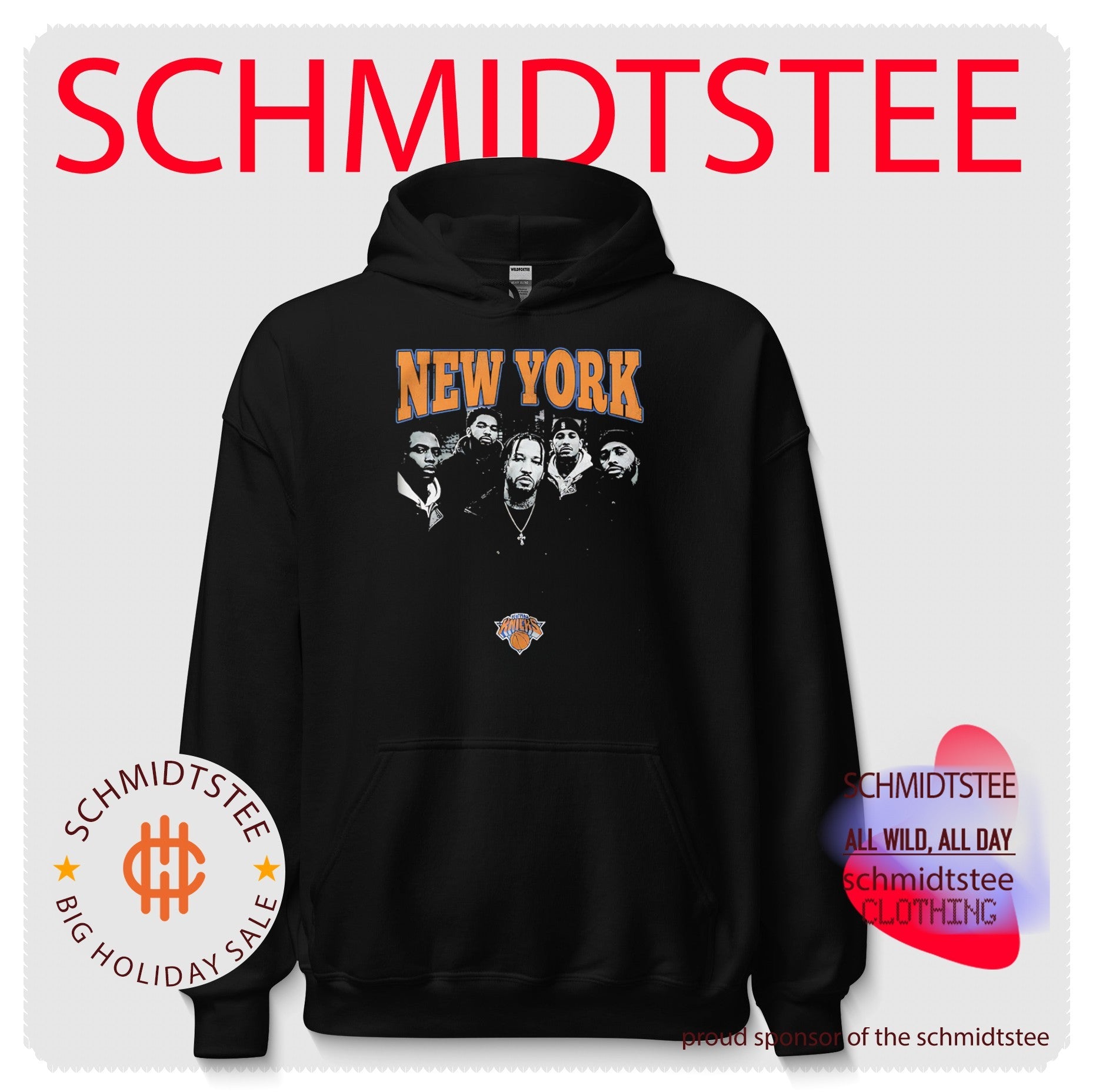 New York Knicks team members portrait shirt