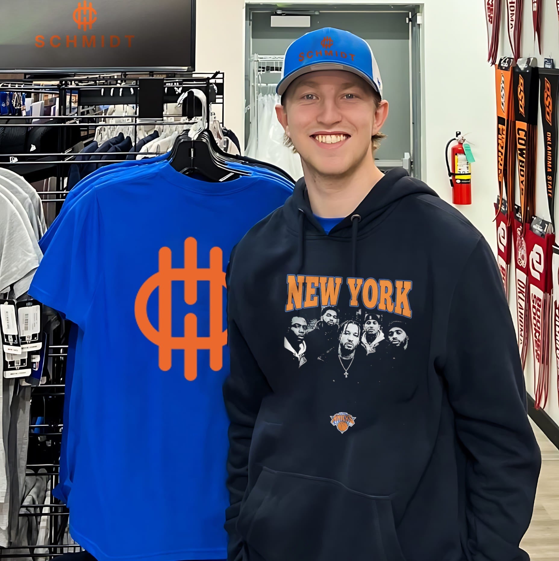 New York Knicks team members portrait shirt