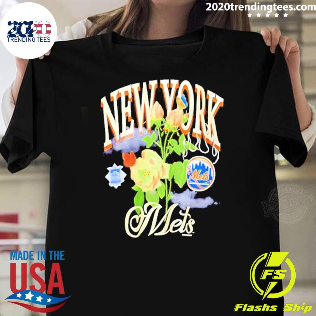 New York Mets Baseball Floral Vintage Shirt