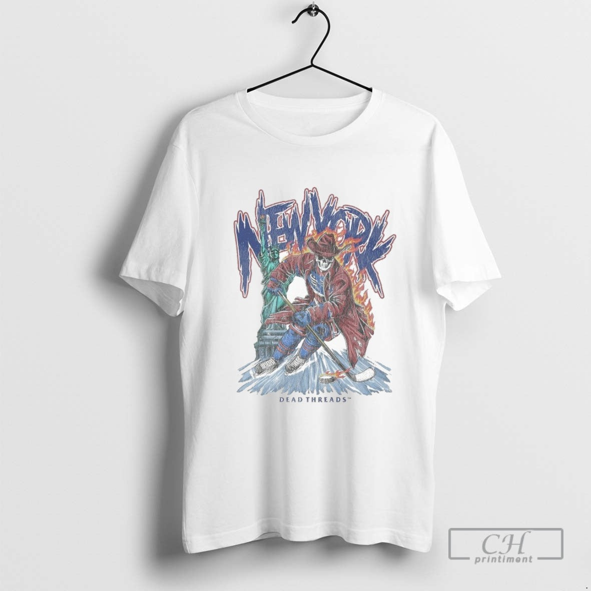 New York Rangers Dead Threads Skeleton