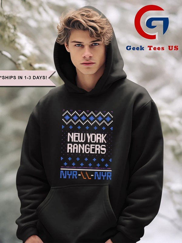 New York Rangers hockey NYR NYR ugly Christmas 2025 shirt