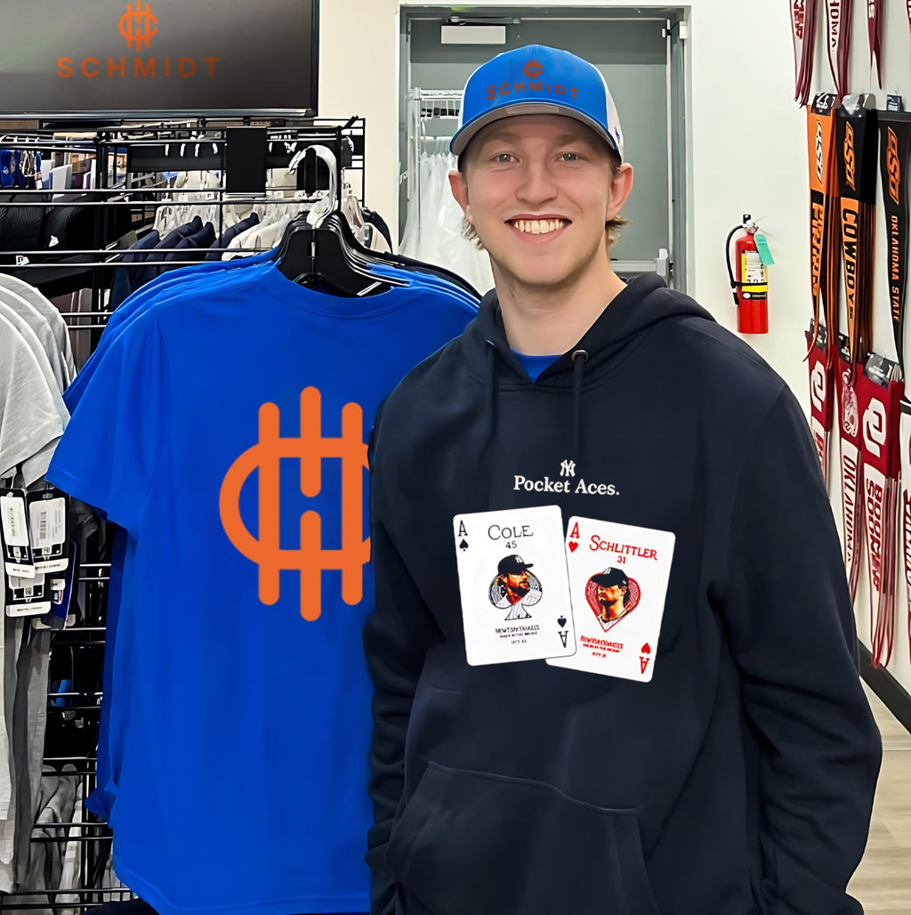 New York Yankees Pocket Aces Gerrit Cole and Cam Schlittler Shirt