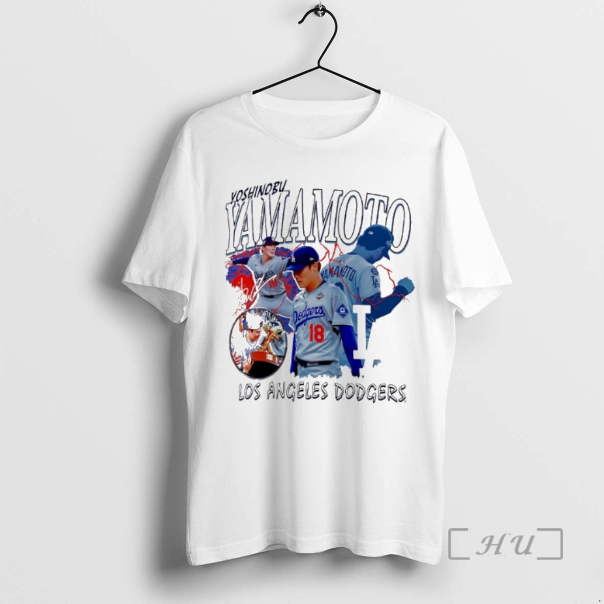 New Yoshinobu Yamamoto Los Angeles Dodgers Montage Player Signature T-Shirts, Hoodie, Sweatshirt | AU01DripNestTees.com