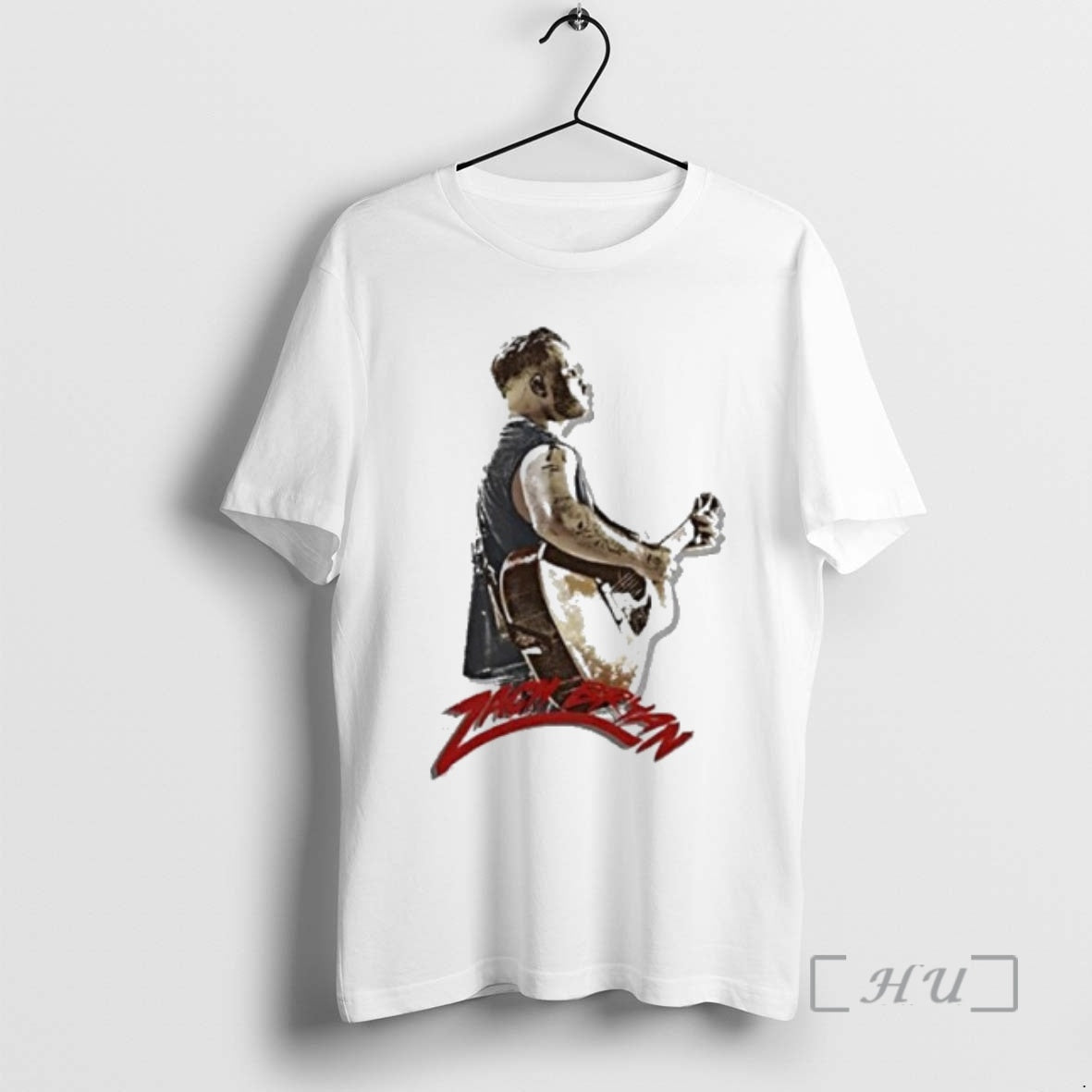 New Zach Bryan Silhouette Zach Playing The Guitar T-Shirts, Hoodie, Sweatshirt | AU01DripNestTees.com