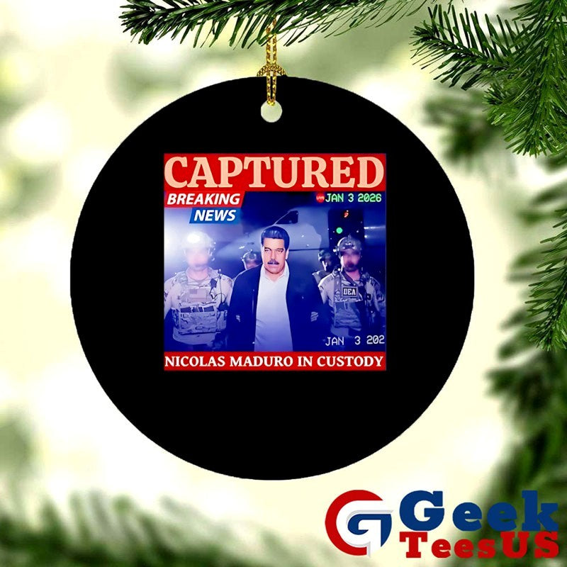 Nicolas Maduro In Custody Captured Breaking News T-shirt