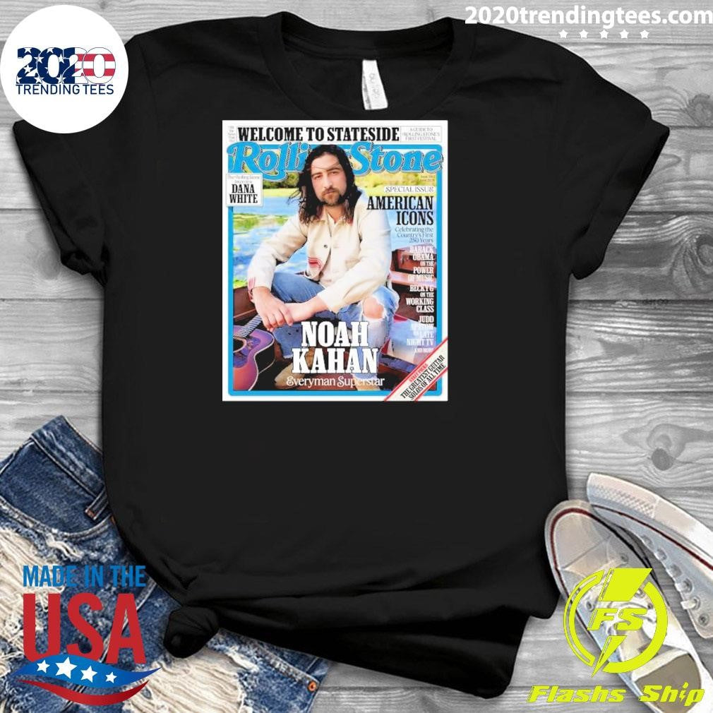 Noah Kahan X Rolling Stone Poster Magazine Cover Welcome To Stateside Shirt