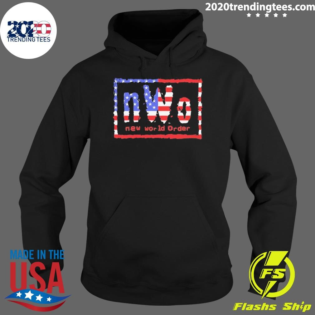 Nwo Wwe Logo American Flag Shirt
