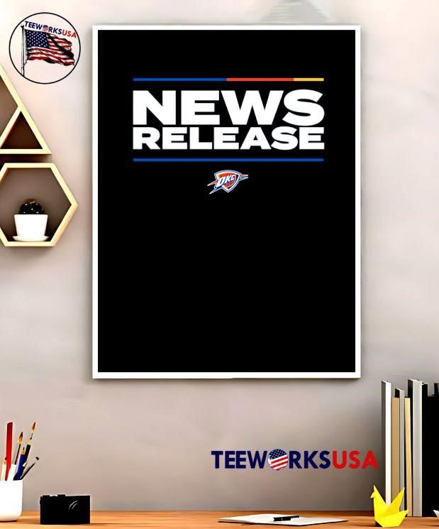 OKC News Release Official Basketball Team Shirt