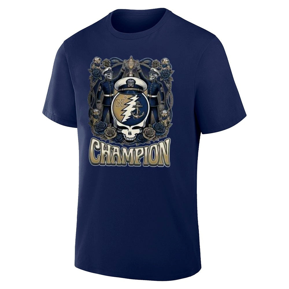 126th Army-Navy Game And Commander-in-Chief’s Trophy Championship 2025 On December 13 2025 Navy Midshipmen Winner Congratulation x Grateful Dead Collab Shirt
