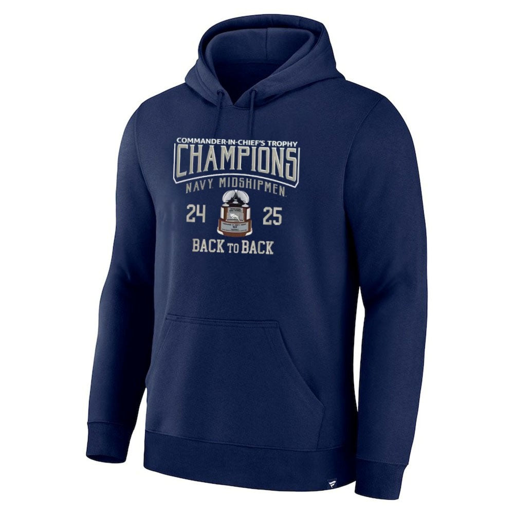 2025 Commander-In-Chief’s Trophy Champions Navy Midshipmen Football Back To Back Shirt