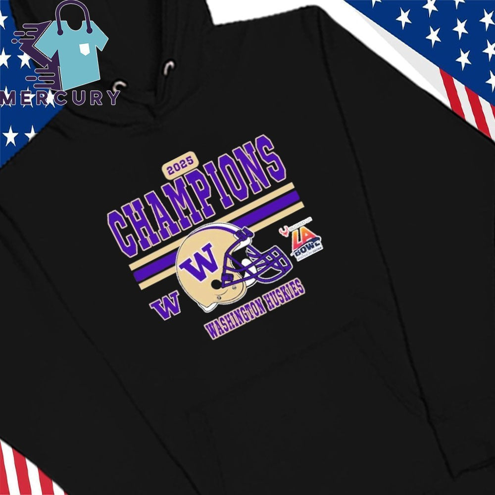 2025 LA Bowl Champions Washington Huskies Football Champions 2025 Bucked Up LA Bowl Hosted by Gronk Shirt