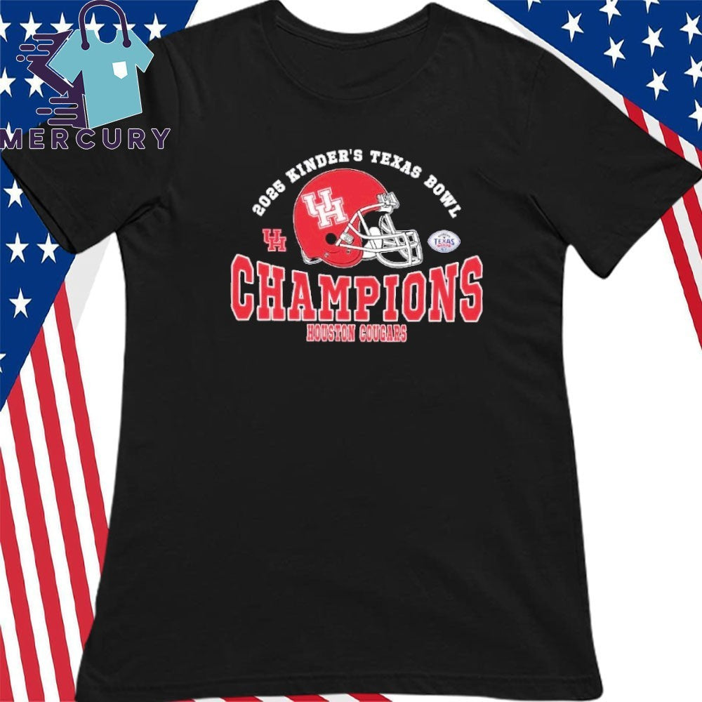 2025 Texas Bowl Champions Houston Cougars Football The Champions 2025 Kinder’s Texas Bowl Shirt