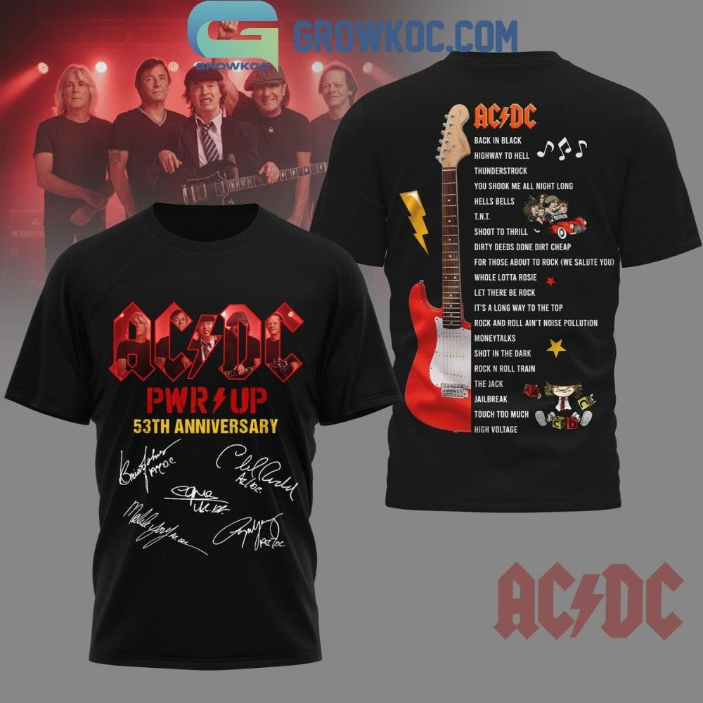 ACDC PWR Up 53th Anniversary Shirt