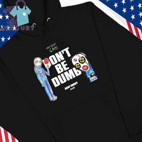 ASAP Rocky AWGE x Tim Burton National Nothing Day Stop Snitching Album Don’t Be Dumb Shirt