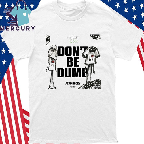 ASAP Rocky x Tim Burton Don’t Be Dumb I Love NY Shirt