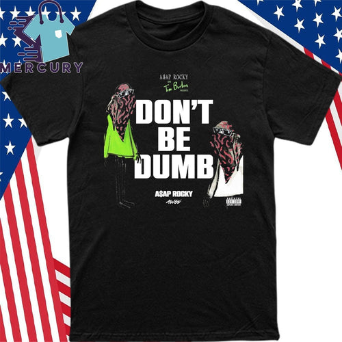 ASAP Rocky x Tim Burton Don’t Be Dumb Masked Figures Shirt
