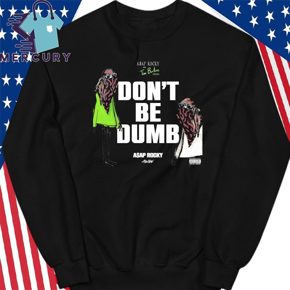 ASAP Rocky x Tim Burton Don’t Be Dumb Masked Figures Shirt