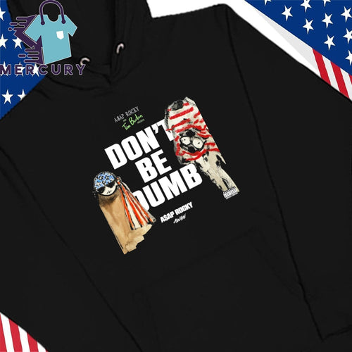 ASAP Rocky x Tim Burton Don’t Be Dumb Stars And Stripes Horror Shirt