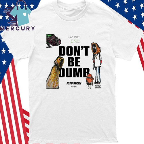 ASAP Rocky x Tim Burton Don’t Be Dumb Yellow Cloak Figure Shirt