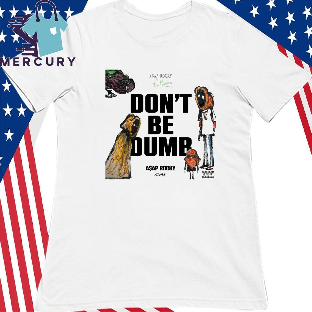 ASAP Rocky x Tim Burton Don’t Be Dumb Yellow Cloak Figure Shirt