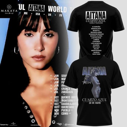 Aitana Cuarto Azul World Tour 2026 Celebrate Shirt