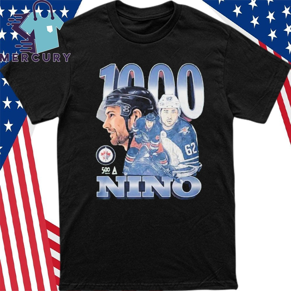 Alex Iafallo 1000 Nino Niederreiter Shirt