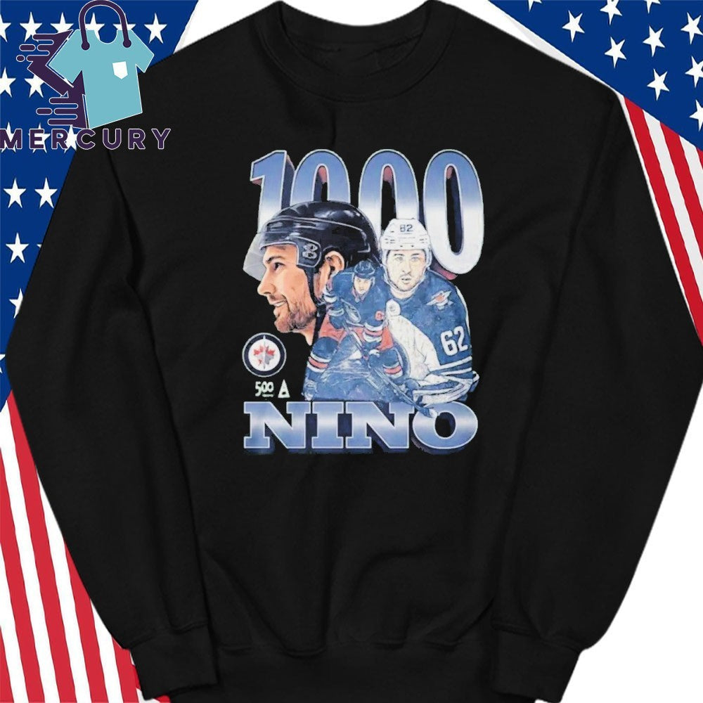 Alex Iafallo 1000 Nino Niederreiter Shirt