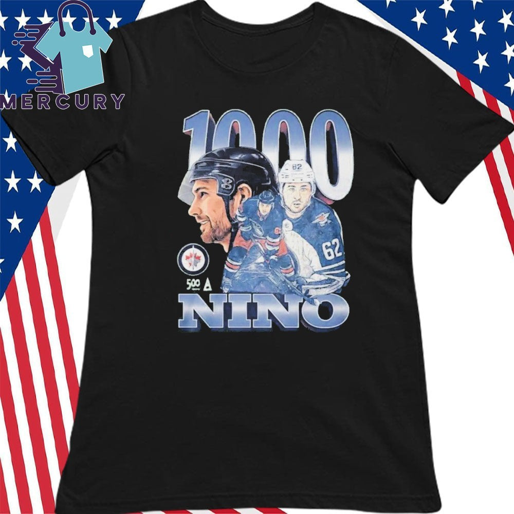 Alex Iafallo 1000 Nino Niederreiter Shirt