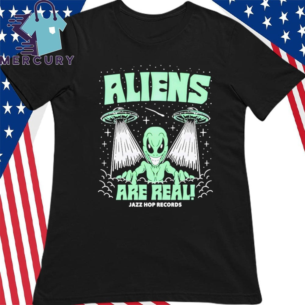 Aliens Are Real Jazz Hop Records Shirt