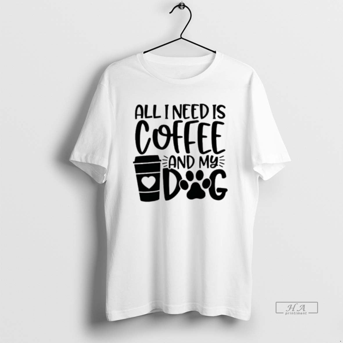 Official All I Need Is Coffee And My Dog T-Shirts, Hoodie, Sweatshirt | AU01DripNestTees.com