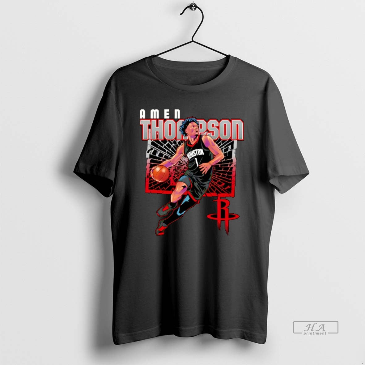 Official Amen Thompson Houston Rockets Shattered Christmas T-Shirts, Hoodie, Sweatshirt | AU01DripNestTees.com