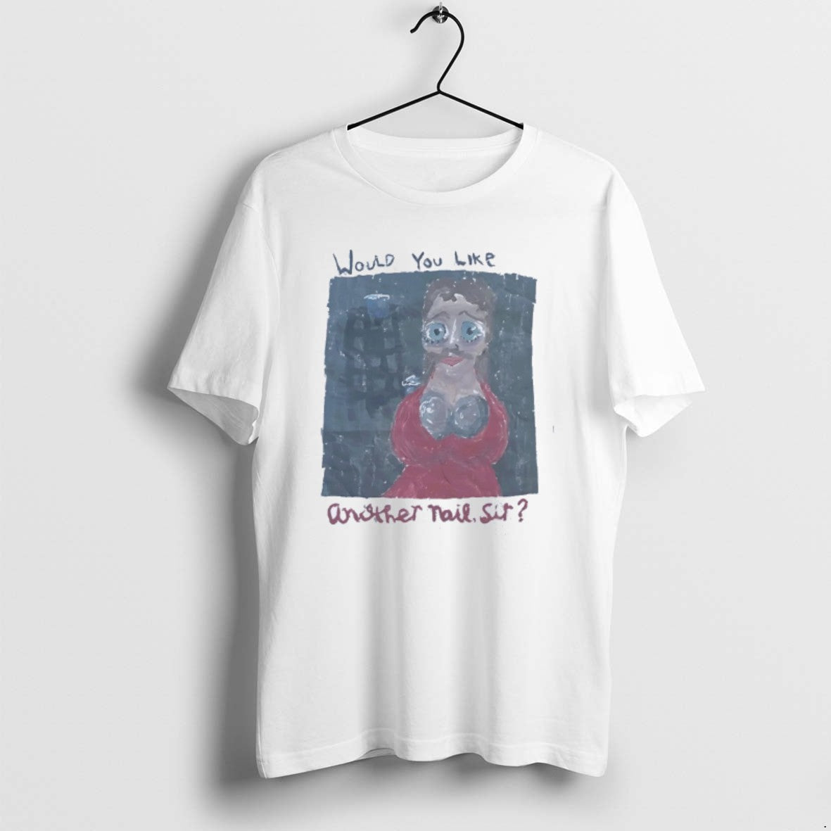 Official An Oil Painting Of A Busty Woman Would You Like Another Tail Sit T-Shirts, Hoodie, Sweatshirt | AU01DripNestTees.com