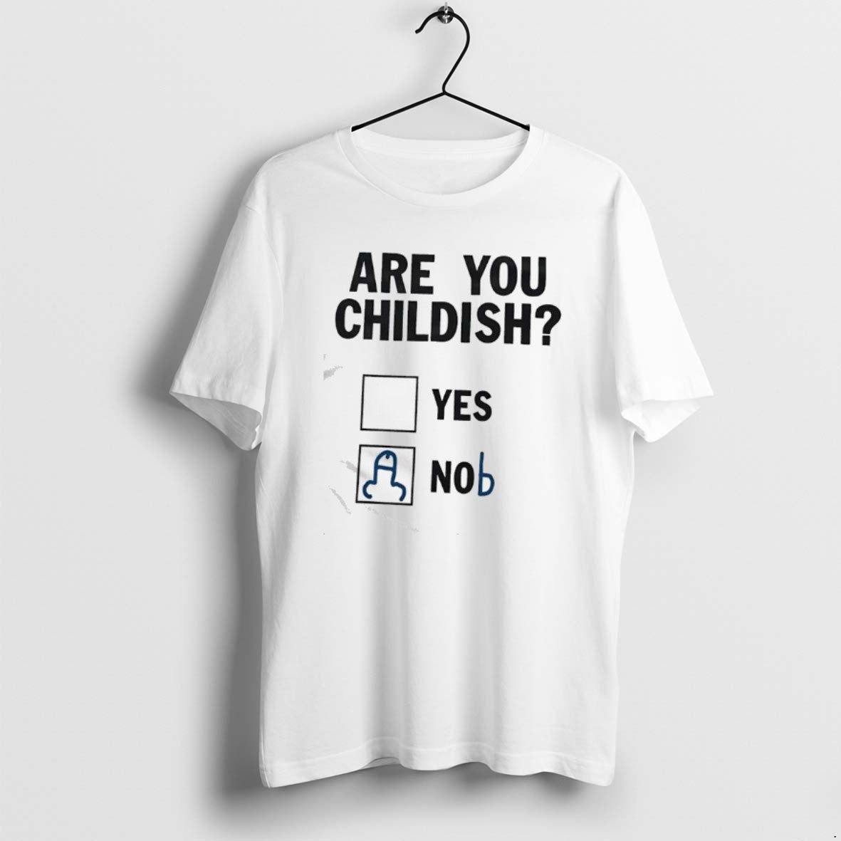 Official Are You Childish Yes Nob T-Shirts, Hoodie, Sweatshirt | AU01DripNestTees.com