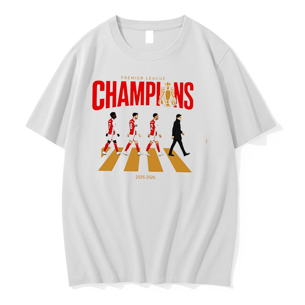 Official Arsenal Premier League Champions 2026 North London Victory Abbey Road Tee T Shirts