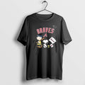 Official Atlanta Braves X Peanuts Flag 2 Sided T-Shirts, Hoodie, Sweatshirt | AU01DripNestTees.com