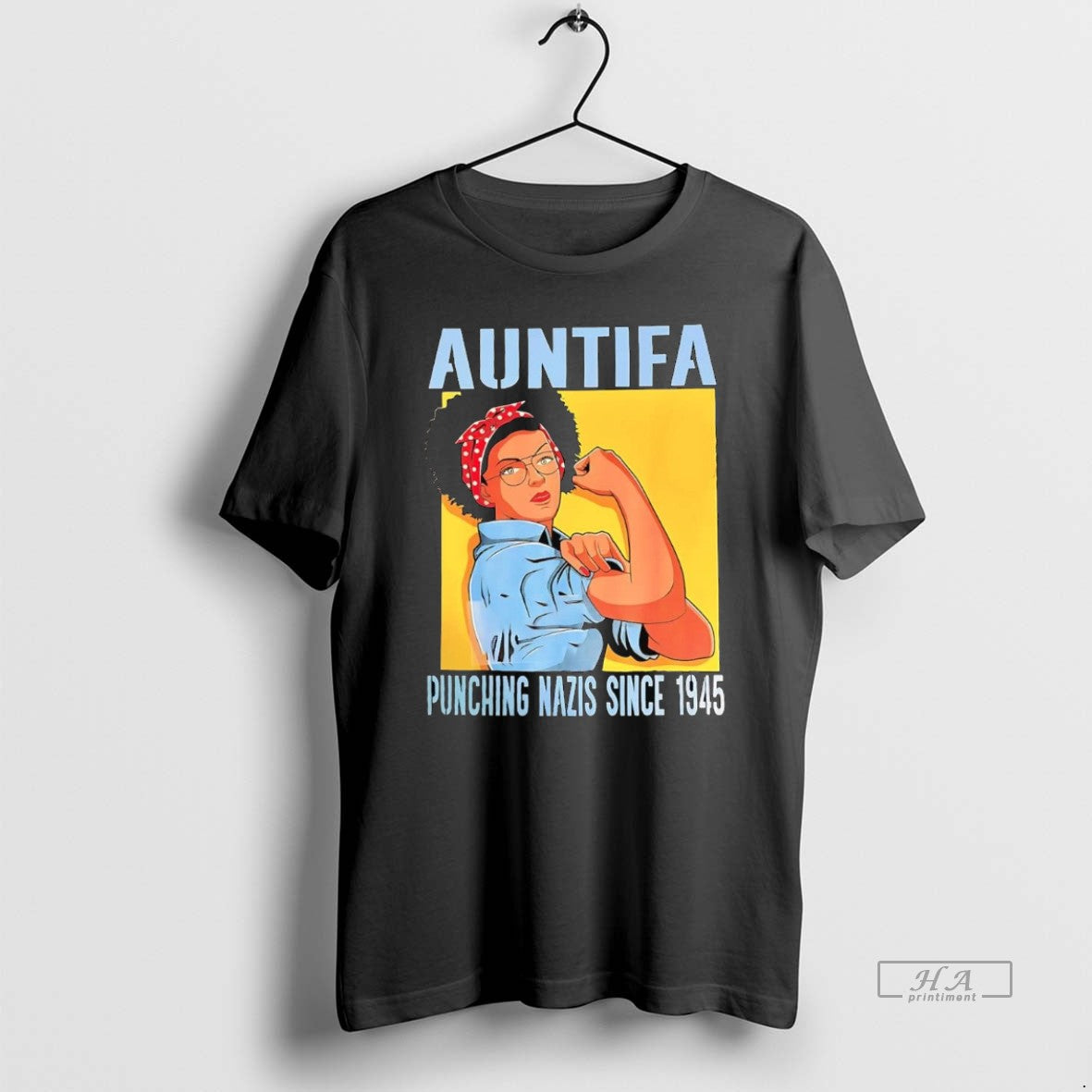 Official Auntifa Punching Nazis Since 1945 T-Shirts, Hoodie, Sweatshirt | AU01DripNestTees.com