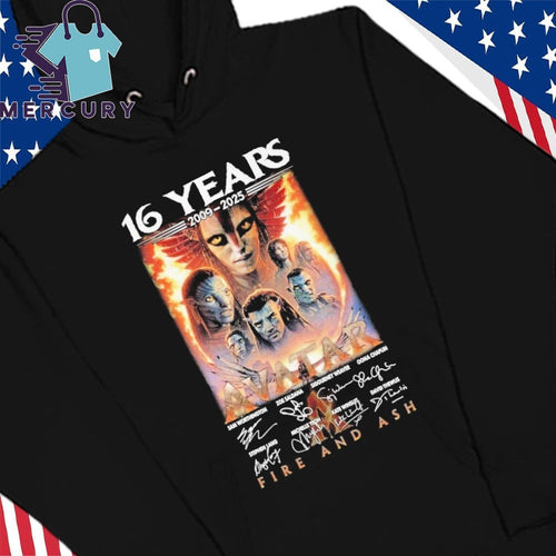 Avatar 16 Years 2009-2025 Fire And Ashi Shirt